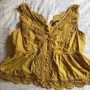 Abercrombie crotchet top